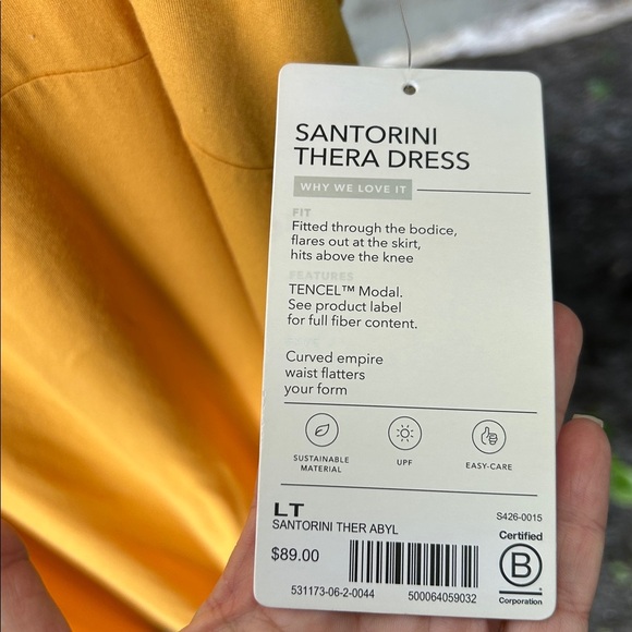 NWT Athleta Santorini Thera Dress Athleisure Athletic Pickleball Outdoors Sz LT - Picture 5 of 7